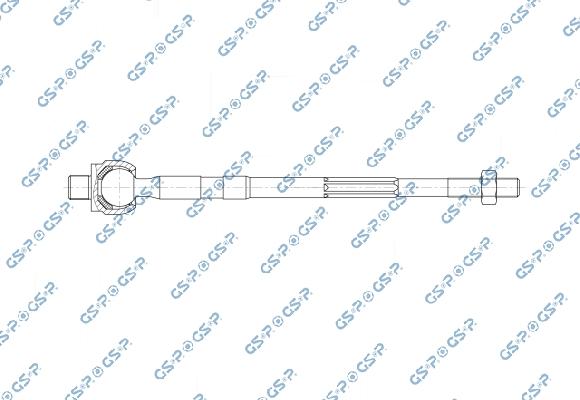 GSP S031248 - Осьовий шарнір, рульова тяга autocars.com.ua