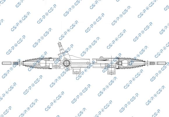 GSP SR700777 - Рульовий механізм, рейка autocars.com.ua