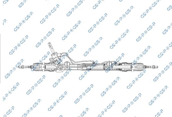 GSP SR900576 - Рульовий механізм, рейка autocars.com.ua