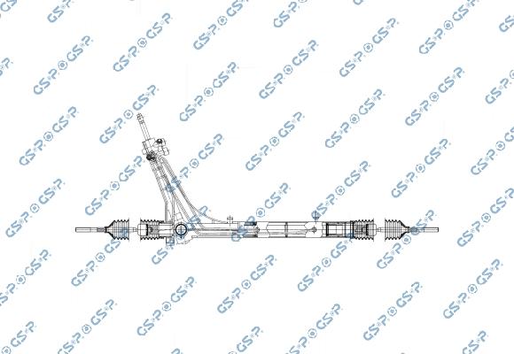 GSP SR900928 - Рулевой механизм, рейка autodnr.net