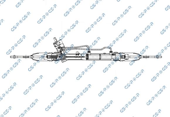 GSP SR901266 - Рульовий механізм, рейка autocars.com.ua