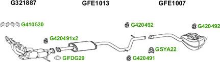 GT Exhausts G361963 - Система випуску ОГ autocars.com.ua