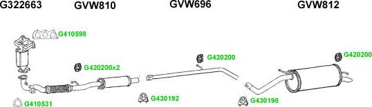 GT Exhausts G931496 - Система випуску ОГ autocars.com.ua