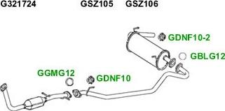 GT Exhausts G820099 - Система випуску ОГ autocars.com.ua