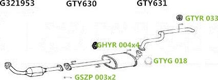 GT Exhausts G900467 - Система випуску ОГ autocars.com.ua