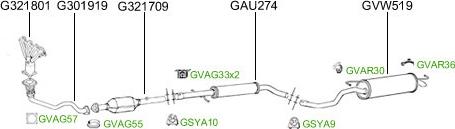 GT Exhausts GVOG5 - Система випуску ОГ autocars.com.ua