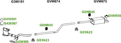GT Exhausts G931312 - Система випуску ОГ autocars.com.ua