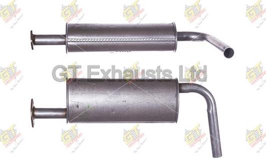 GT Exhausts GAA021 - Средний глушитель выхлопных газов autodnr.net