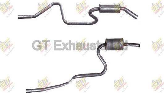 GT Exhausts GAN609 - Глушник вихлопних газів кінцевий autocars.com.ua