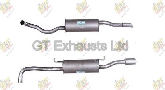 GT Exhausts GAU263 - Глушник вихлопних газів кінцевий autocars.com.ua