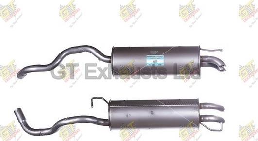 GT Exhausts GAU275 - Глушитель выхлопных газов, конечный autodnr.net