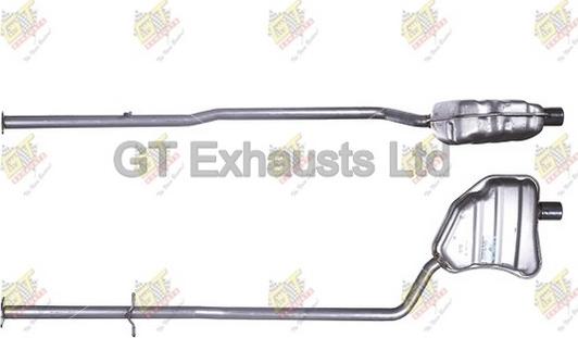 GT Exhausts GBM355 - Глушитель выхлопных газов, конечный autodnr.net