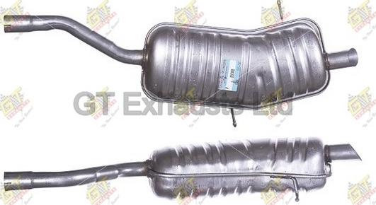 GT Exhausts GBM366 - Глушник вихлопних газів кінцевий autocars.com.ua