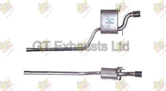 GT Exhausts GBM478 - Глушник вихлопних газів кінцевий autocars.com.ua