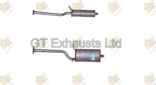 GT Exhausts GCL097 - Глушник вихлопних газів кінцевий autocars.com.ua