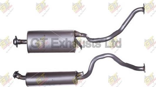 GT Exhausts GCL113 - Середній глушник вихлопних газів autocars.com.ua