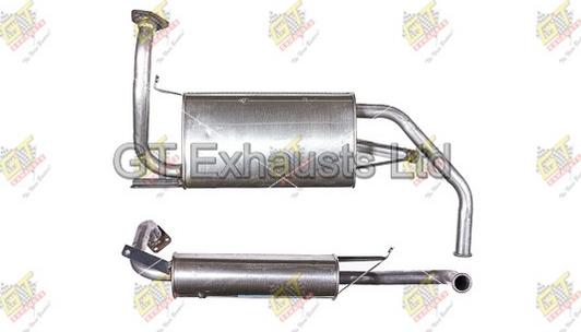 GT Exhausts GCL158 - Глушник вихлопних газів кінцевий autocars.com.ua