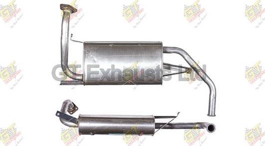 GT Exhausts GCL158 - Глушник вихлопних газів кінцевий autocars.com.ua