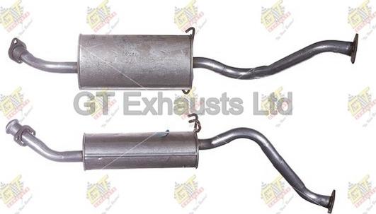 GT Exhausts GCL164 - Середній глушник вихлопних газів autocars.com.ua