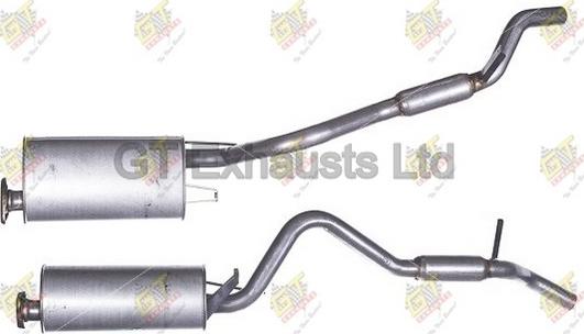 GT Exhausts GCL244 - Глушник вихлопних газів кінцевий autocars.com.ua