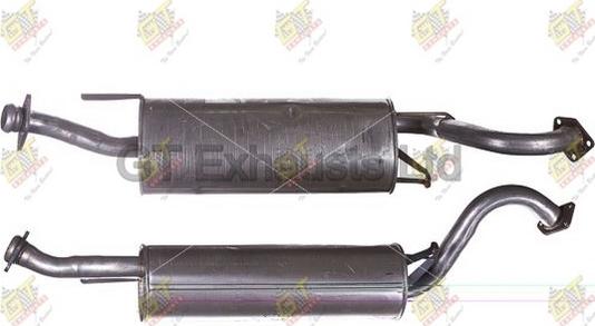 GT Exhausts GCL286 - Середній глушник вихлопних газів autocars.com.ua