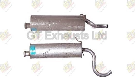 GT Exhausts GCN174 - Глушник вихлопних газів кінцевий autocars.com.ua