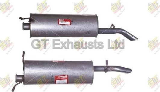 GT Exhausts GCN355 - Глушник вихлопних газів кінцевий autocars.com.ua