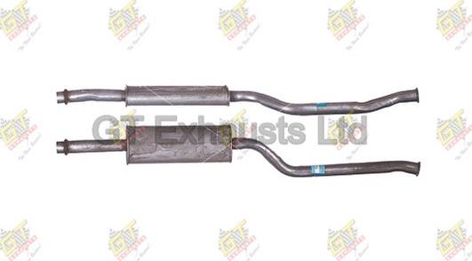 GT Exhausts GCN356 - Середній глушник вихлопних газів autocars.com.ua