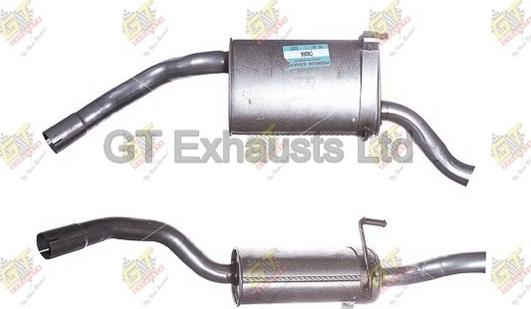 GT Exhausts GCN366 - Глушник вихлопних газів кінцевий autocars.com.ua