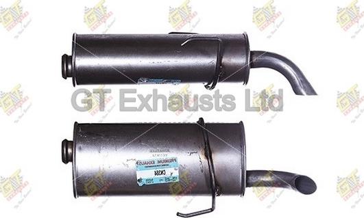 GT Exhausts GCN384 - Глушник вихлопних газів кінцевий autocars.com.ua
