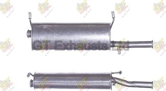 GT Exhausts GCN483 - Глушник вихлопних газів кінцевий autocars.com.ua