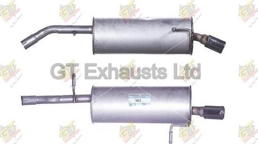 GT Exhausts GCN612 - Глушник вихлопних газів кінцевий autocars.com.ua