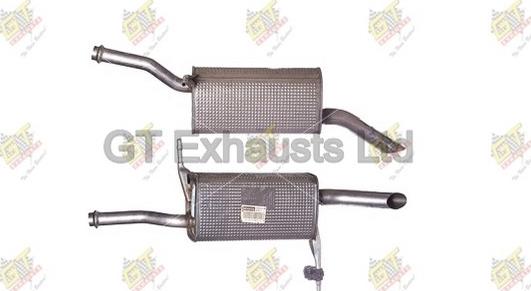 GT Exhausts GCT130 - Глушник вихлопних газів кінцевий autocars.com.ua