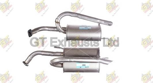 GT Exhausts GCV002 - Глушник вихлопних газів кінцевий autocars.com.ua