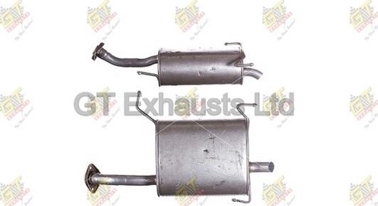 GT Exhausts GDN450 - Глушник вихлопних газів кінцевий autocars.com.ua