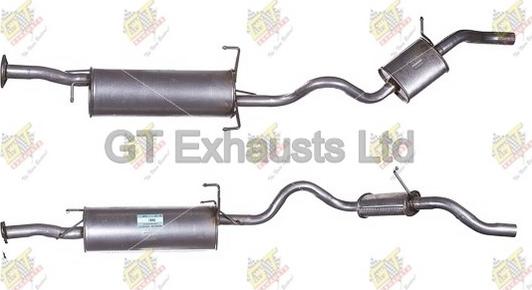 GT Exhausts GDN481 - Глушитель выхлопных газов, конечный autodnr.net