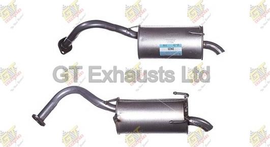 GT Exhausts GDN520 - Глушник вихлопних газів кінцевий autocars.com.ua