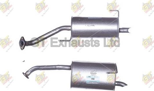 GT Exhausts GDN541 - Глушник вихлопних газів кінцевий autocars.com.ua