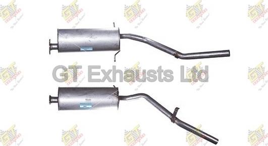 GT Exhausts GDN606 - Глушник вихлопних газів кінцевий autocars.com.ua