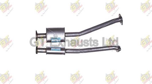 GT Exhausts GDN619 - Середній глушник вихлопних газів autocars.com.ua