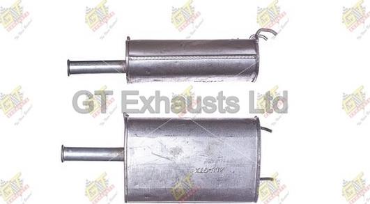 GT Exhausts GDU041 - Глушник вихлопних газів кінцевий autocars.com.ua