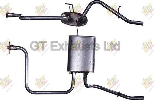 GT Exhausts GDW023 - Глушитель выхлопных газов, конечный autodnr.net