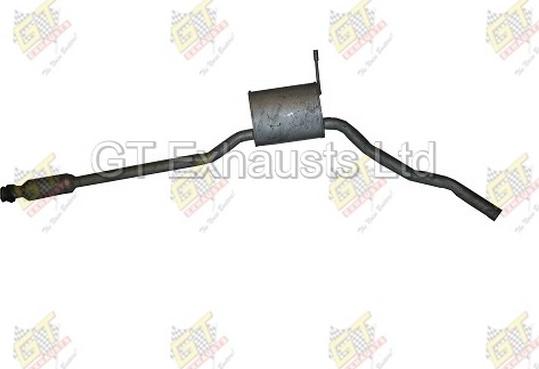 GT Exhausts GFD675 - Середній глушник вихлопних газів autocars.com.ua