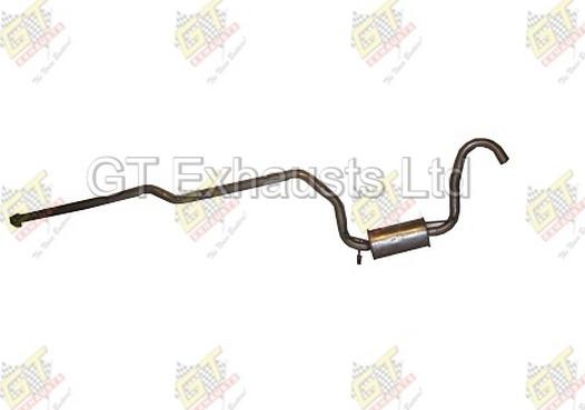 GT Exhausts GFD731 - Середній глушник вихлопних газів autocars.com.ua