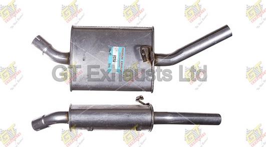 GT Exhausts GFD764 - Глушник вихлопних газів кінцевий autocars.com.ua