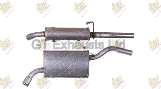 GT Exhausts GFD775 - Глушник вихлопних газів кінцевий autocars.com.ua