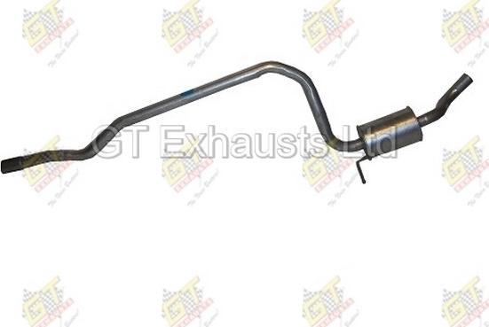 GT Exhausts GFE086 - Середній глушник вихлопних газів autocars.com.ua