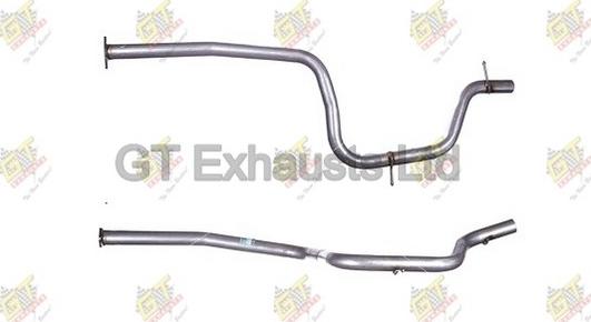 GT Exhausts GFE1011 - Середній глушник вихлопних газів autocars.com.ua