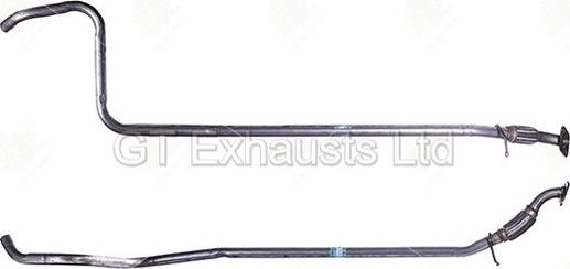 GT Exhausts GFE1068 - Труба вихлопного газу autocars.com.ua
