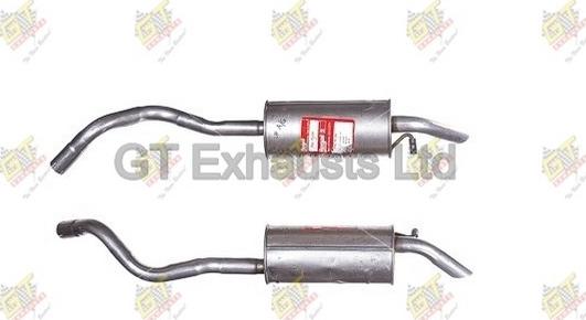 GT Exhausts GFE184 - Глушник вихлопних газів кінцевий autocars.com.ua